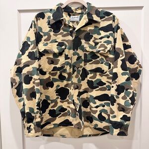 Vintage Bellcraft Camouflage Button-Up Shirt